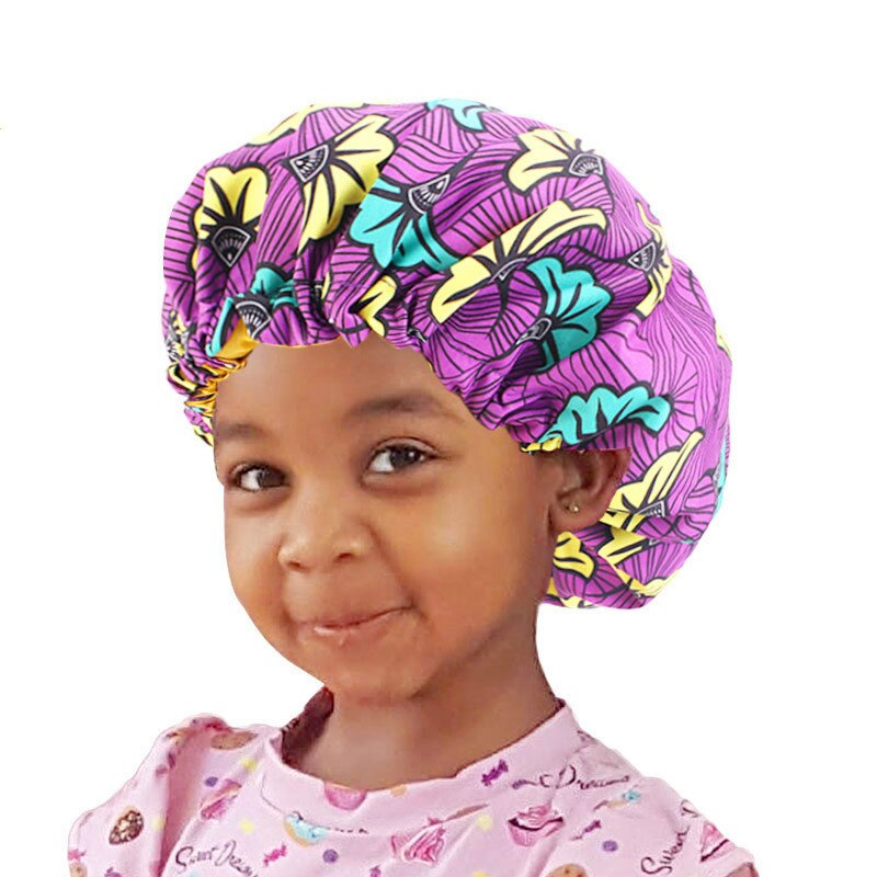 Kids Satin Bonnet Sleeping Cap Kids Satin Bonnet Sleeping Cap