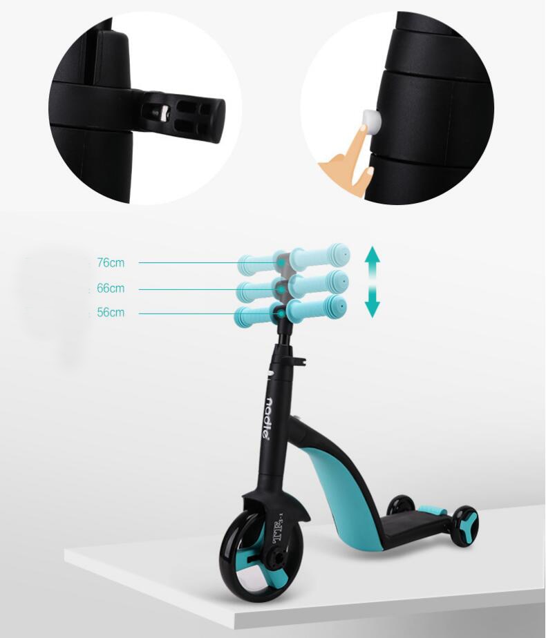 Kids Scooter Convertible Trike
