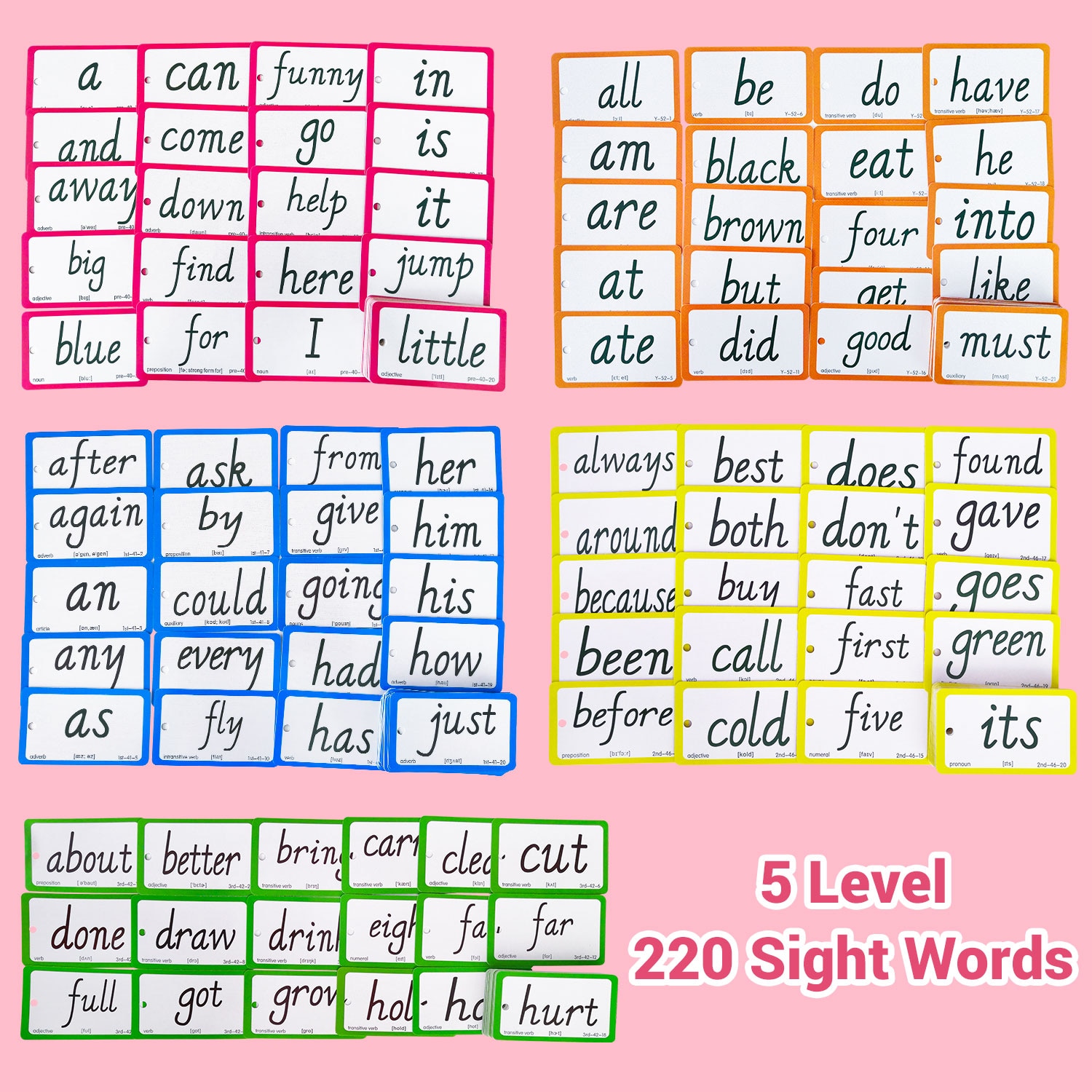 Kids Sight Words Flash Cards Kids Sight Words Flash Cards