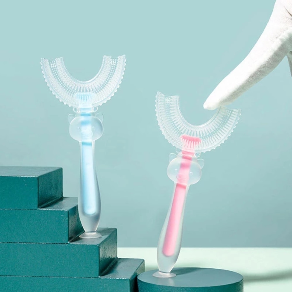 Kids Silicone U Shaped Toothbrush Kids Silicone U Shaped Toothbrush