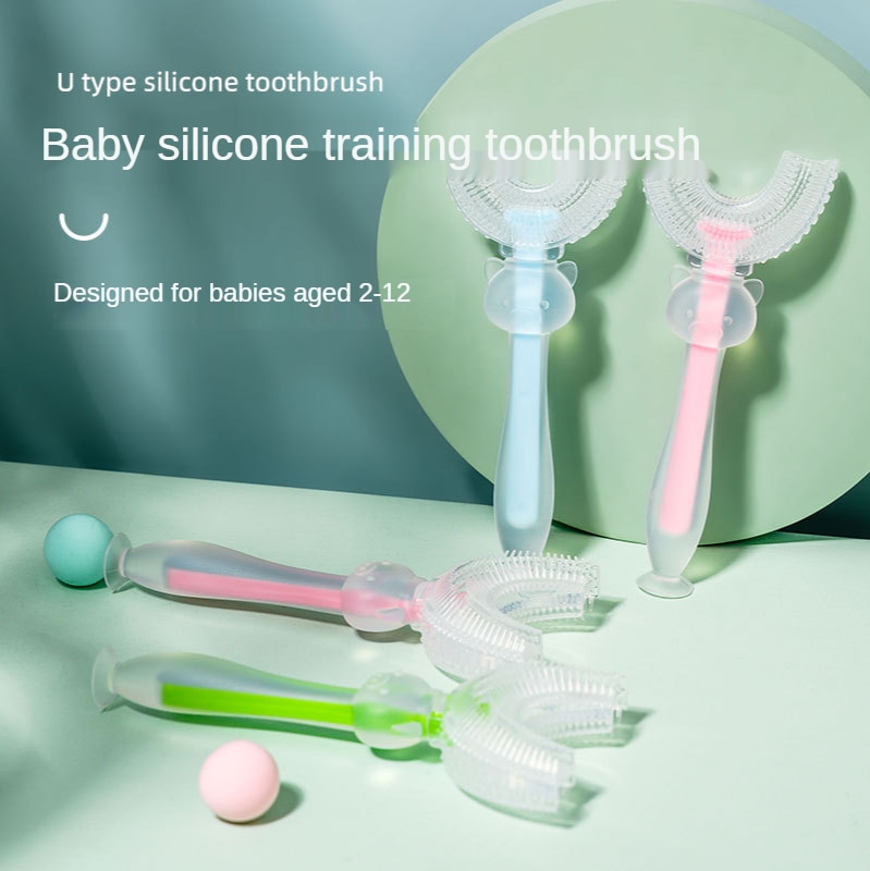 Kids Silicone U Shaped Toothbrush Kids Silicone U Shaped Toothbrush