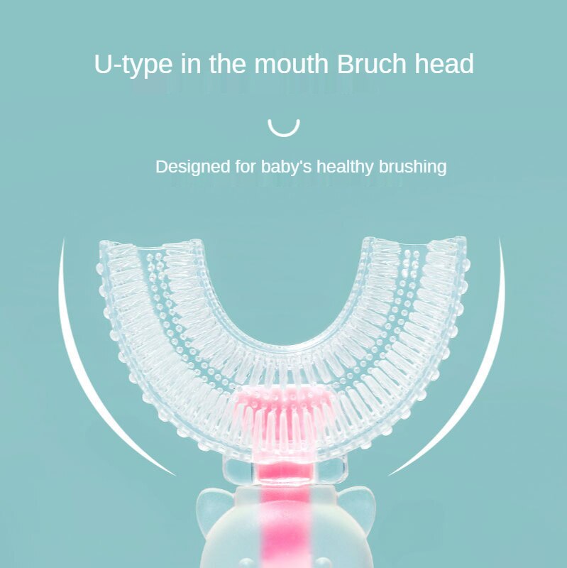 Kids Silicone U Shaped Toothbrush Kids Silicone U Shaped Toothbrush
