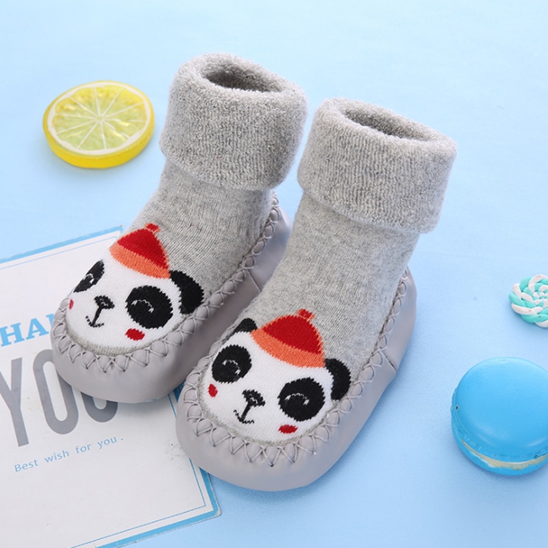 Kids Socks Slippers with Rubber Sole Kids Socks Slippers with Rubber Sole