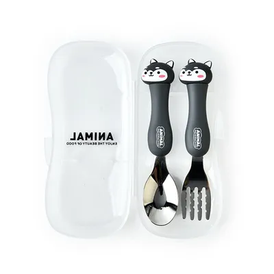 Kids Spoon and Fork with Case Kids Spoon and Fork with Case