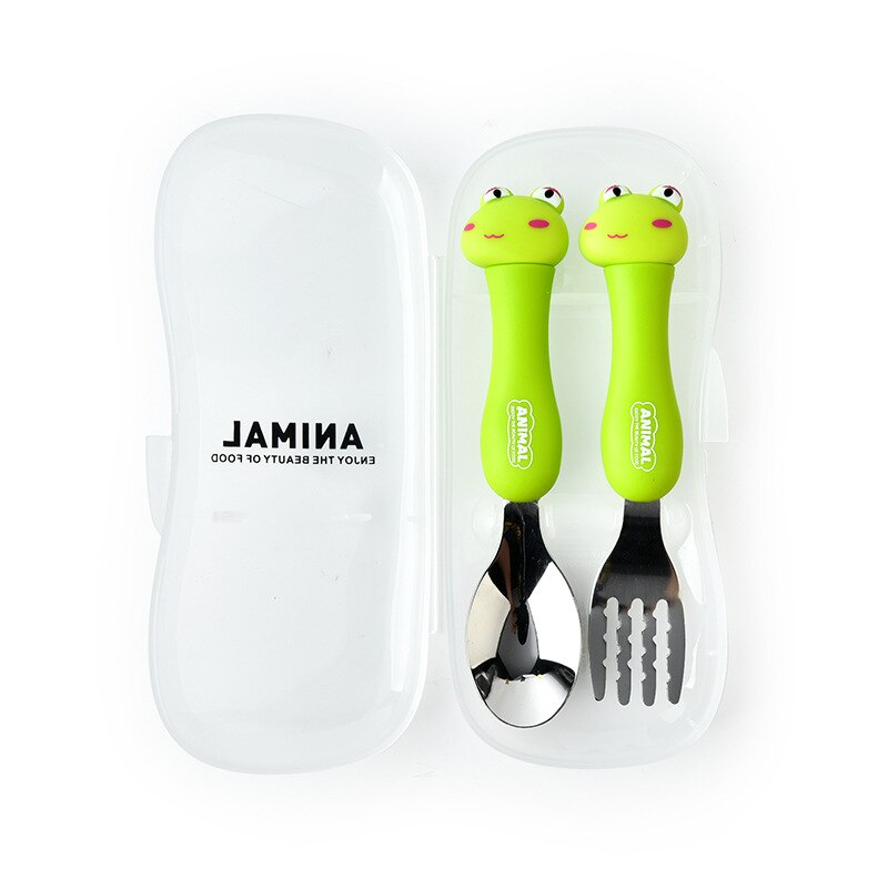 Kids Spoon and Fork with Case Kids Spoon and Fork with Case
