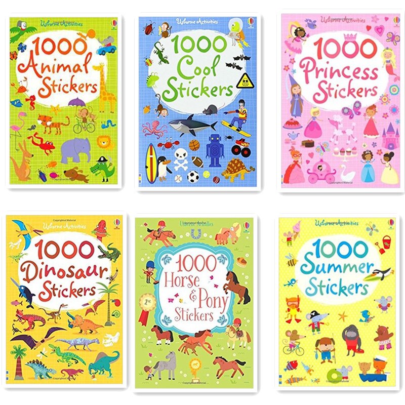 Kids Sticker Book with 1000 Reusable Stickers Kids Sticker Book with 1000 Reusable Stickers