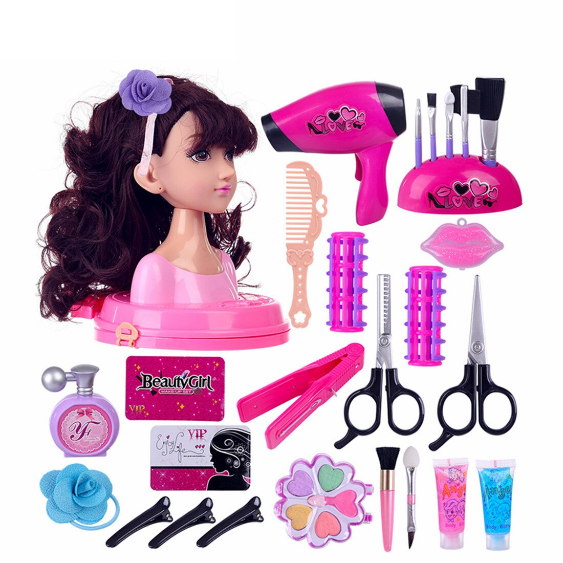 Kids Styling Head Doll Playset Kids Styling Head Doll Playset