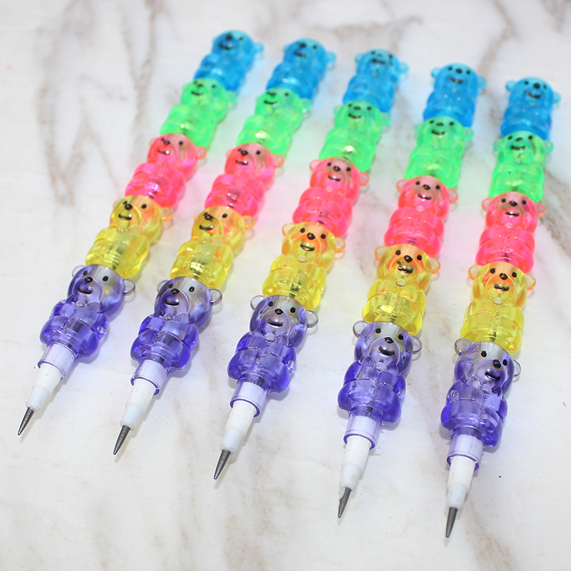 Kid's Supply Lead Stacking Pencils (5 pcs)