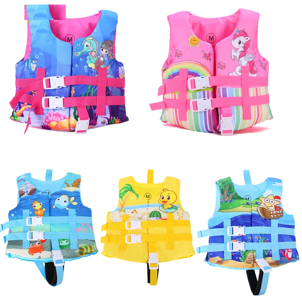 Kids Swim Jacket Cartoon Design