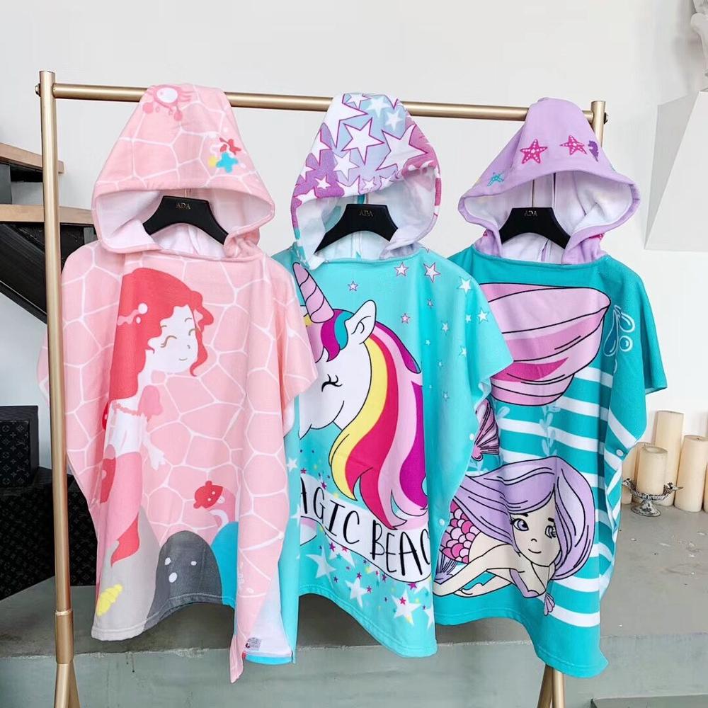 Kids Swimming Towel with Hood