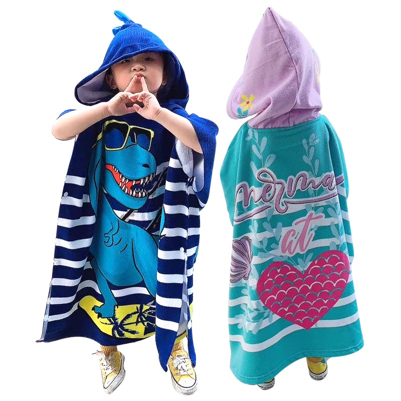 Kids Swimming Towel with Hood