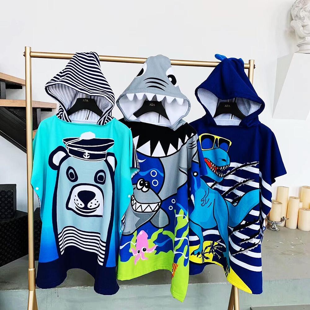 Kids Swimming Towel with Hood