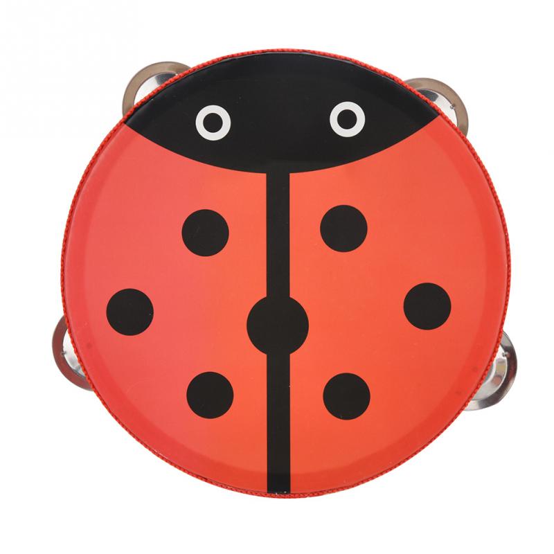 Kids Tambourine Wooden Instrument