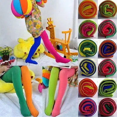 Kids Tights Candy Colored Stockings Kids Tights Candy Colored Stockings