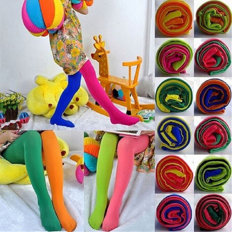 Kids Tights Candy Colored Stockings Kids Tights Candy Colored Stockings