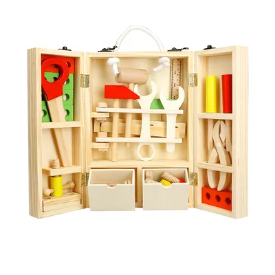 Kids Tool Set Carpenter Wooden Toys Kids Tool Set Carpenter Wooden Toys