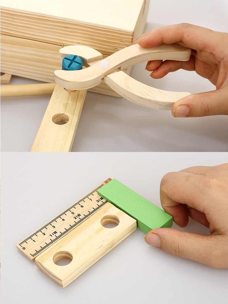 Kids Tool Set Carpenter Wooden Toys Kids Tool Set Carpenter Wooden Toys