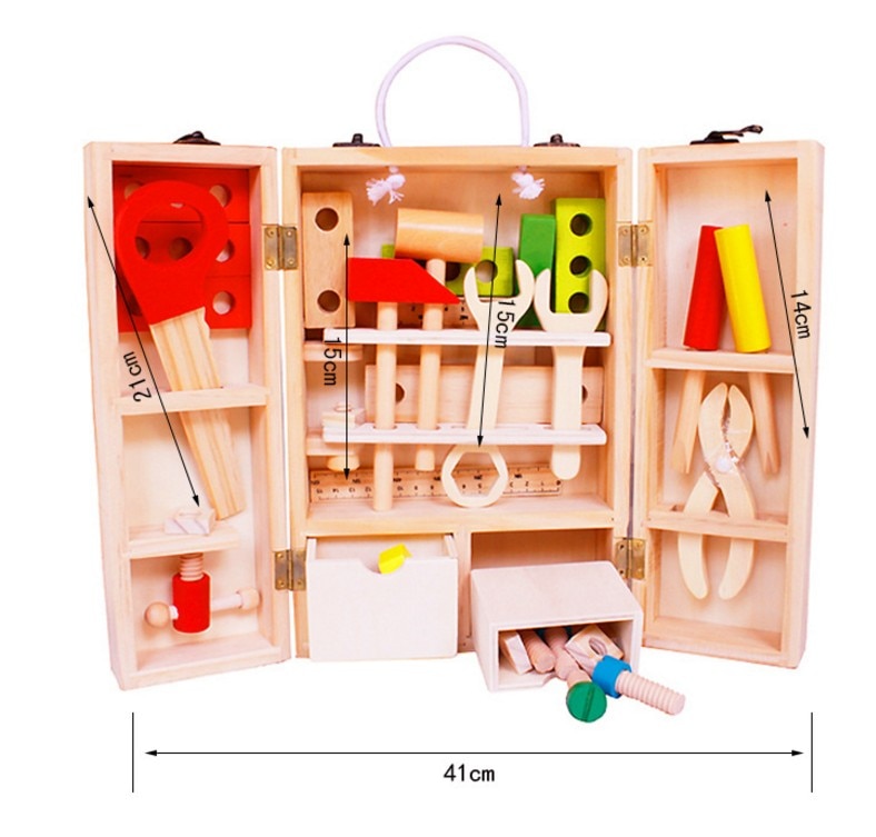 Kids Tool Set Carpenter Wooden Toys Kids Tool Set Carpenter Wooden Toys