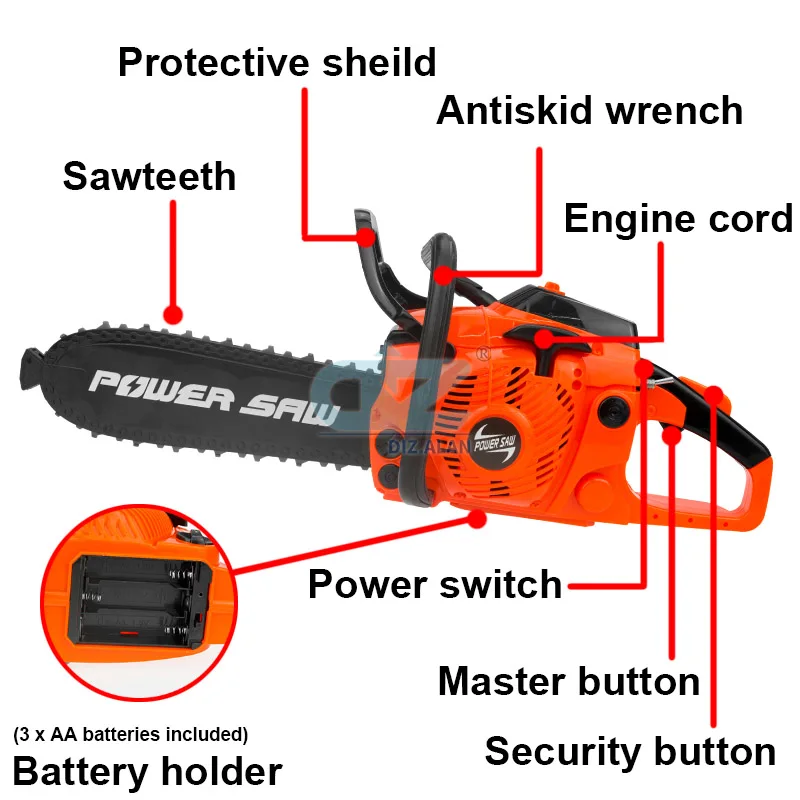 Kids Tools Power Chainsaws Electric Repair Toys Realistic Sound Children Pretend Play Halloween Christmas Birthday Gift Kids Tools Power Chainsaws Electric Repair Toys Realistic Sound Children Pretend Play Halloween Christmas Birthday Gift