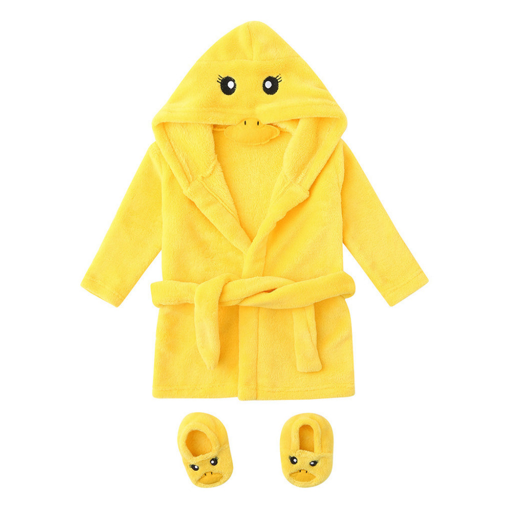 Kids Towel Robe With Footwear Kids Towel Robe With Footwear