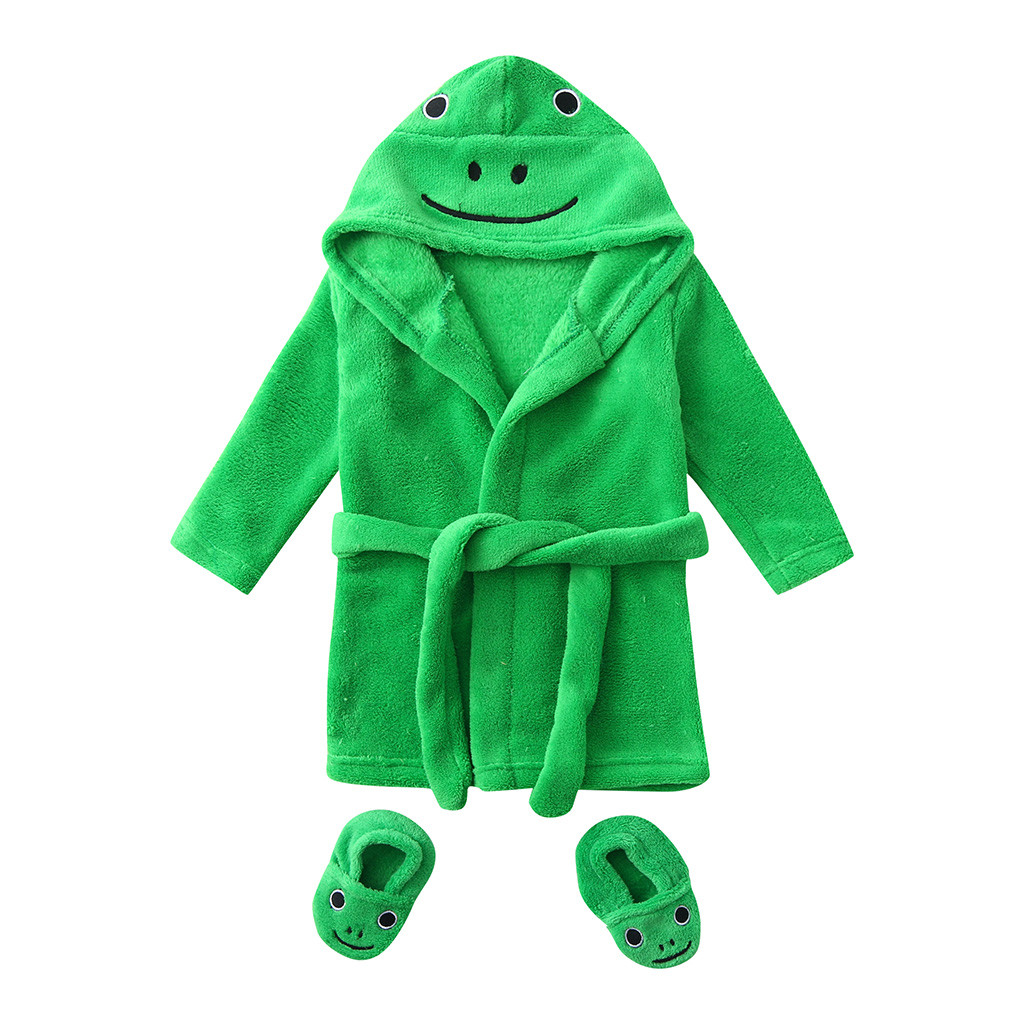 Kids Towel Robe With Footwear Kids Towel Robe With Footwear