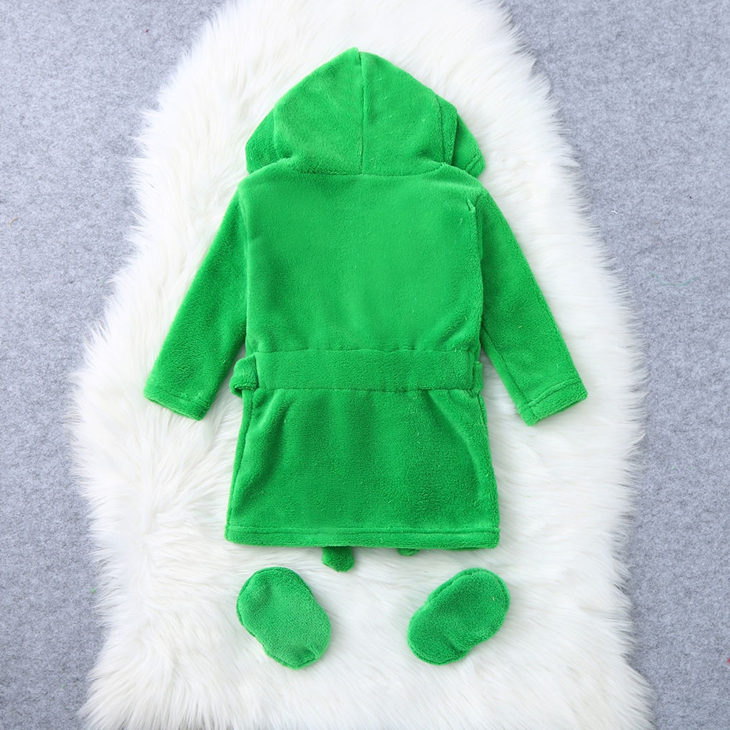 Kids Towel Robe With Footwear Kids Towel Robe With Footwear