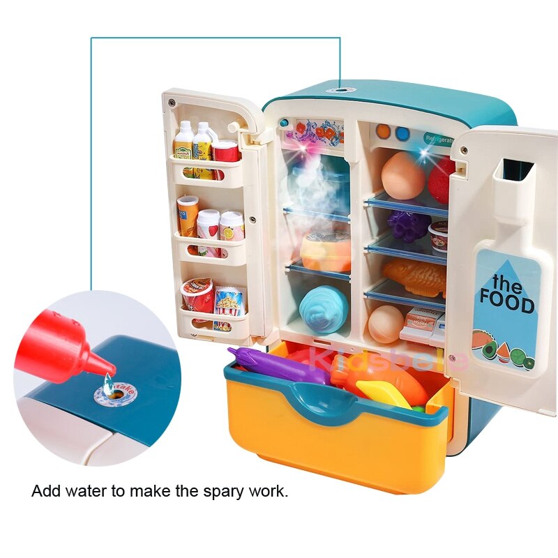 Kids Toy Refrigerator with Dispenser Kids Toy Refrigerator with Dispenser