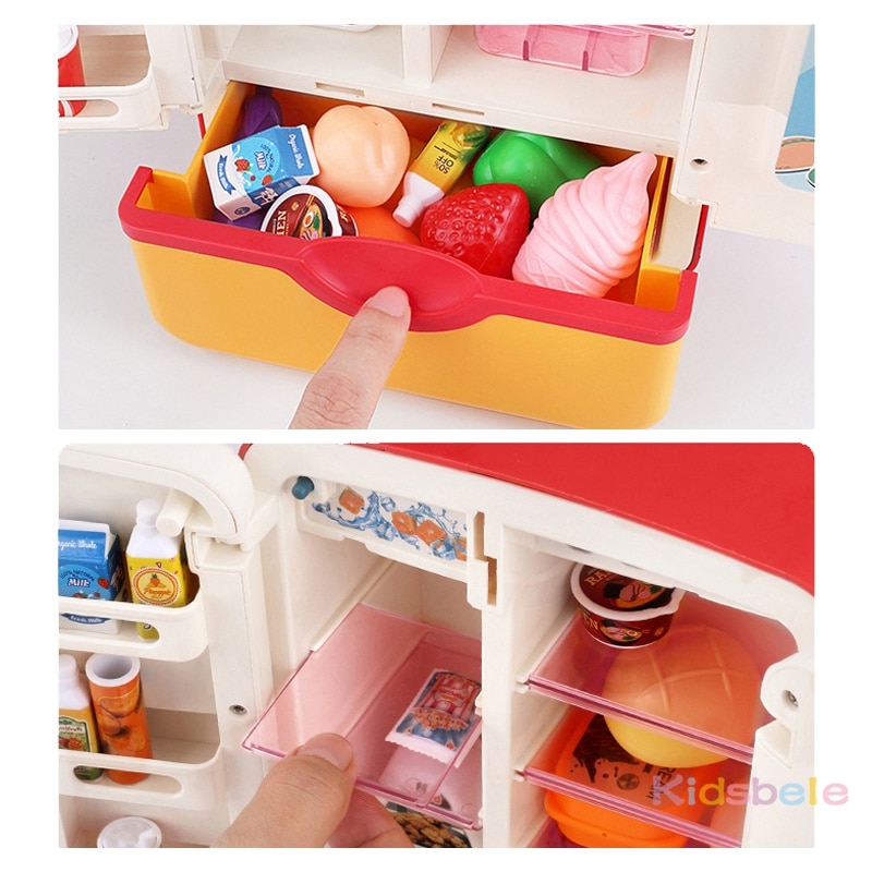 Kids Toy Refrigerator with Dispenser Kids Toy Refrigerator with Dispenser