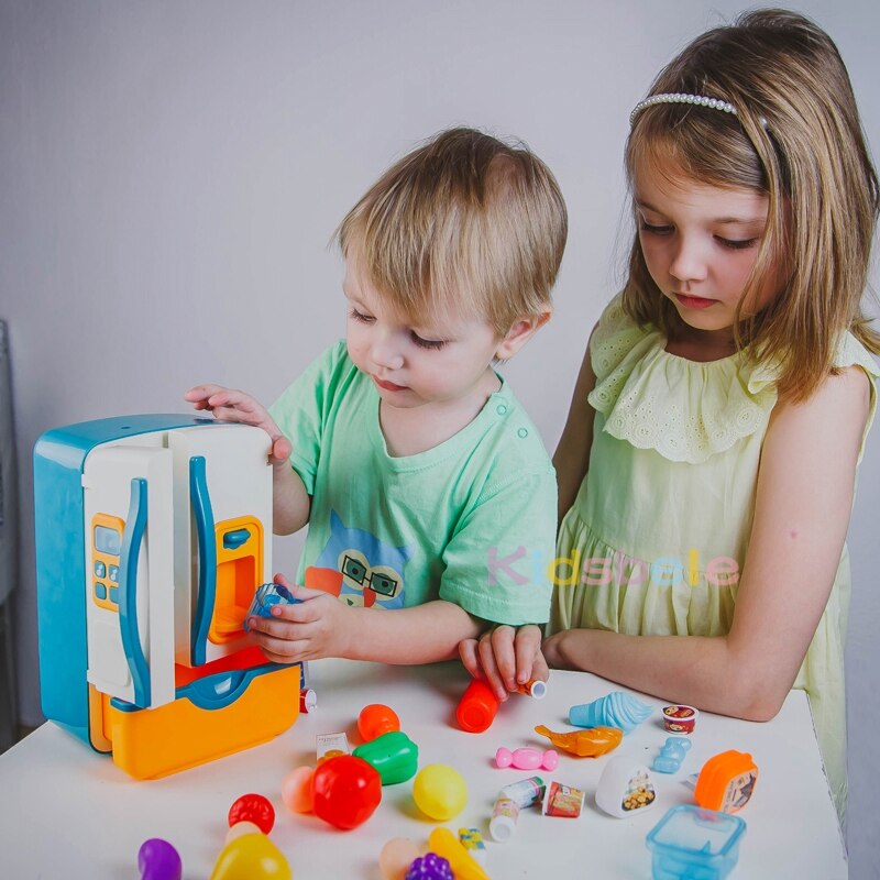 Kids Toy Refrigerator with Dispenser Kids Toy Refrigerator with Dispenser