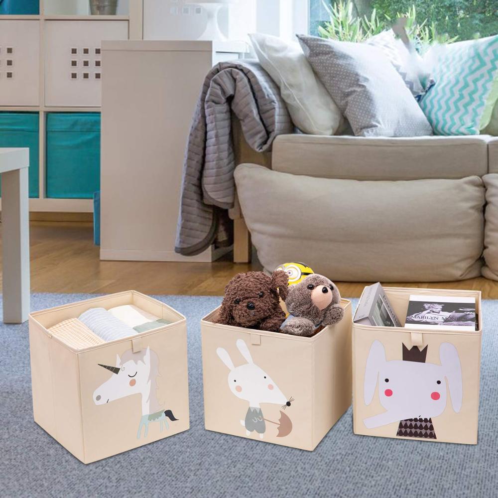 Kids Toy Storage Box Cute Storage Bin