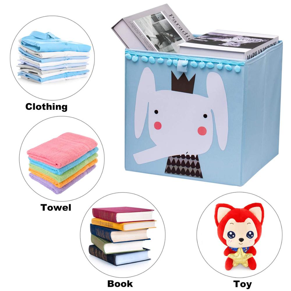 Kids Toy Storage Box Cute Storage Bin