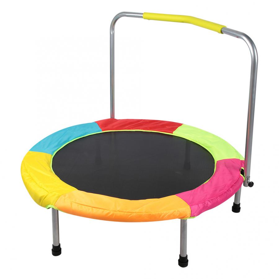 Kids Trampoline with Handrail