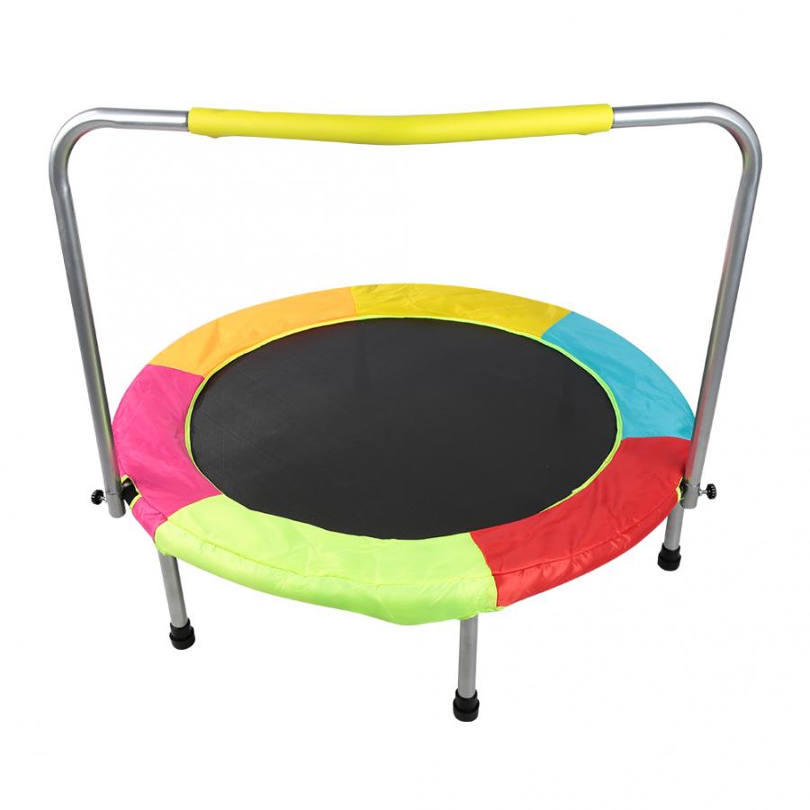 Kids Trampoline with Handrail