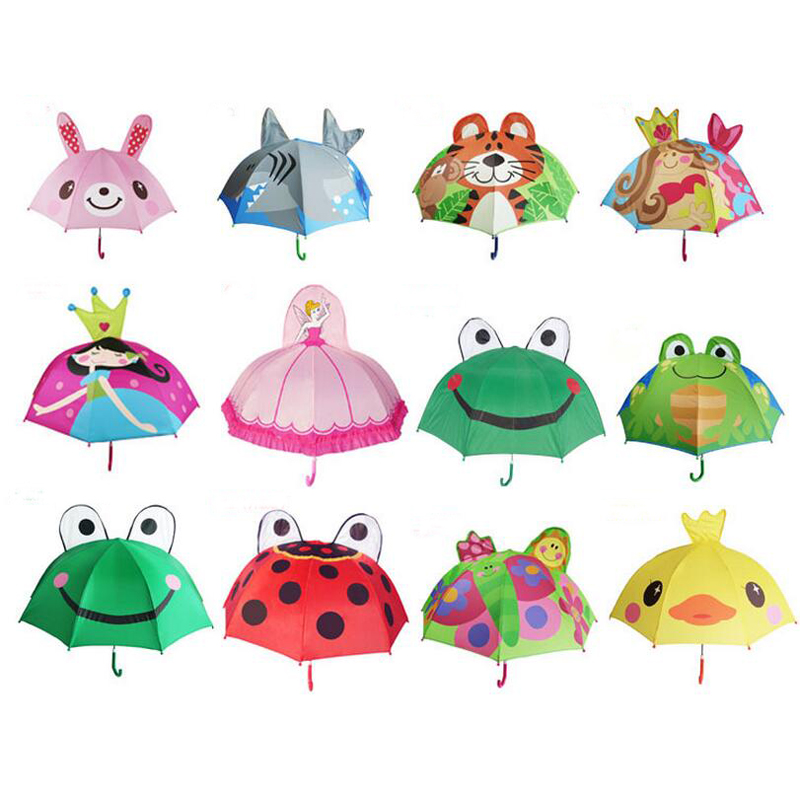 Kids Umbrellas Cute Cartoon 3D Ears Design Kids Umbrellas Cute Cartoon 3D Ears Design