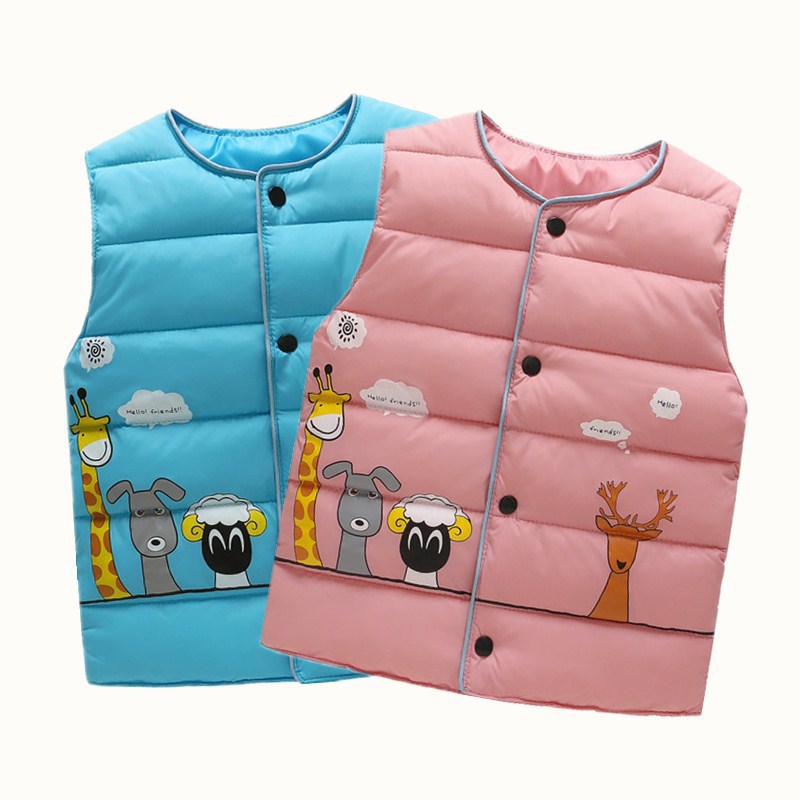 Kids Vest Warm Sleeveless Clothes Kids Vest Warm Sleeveless Clothes