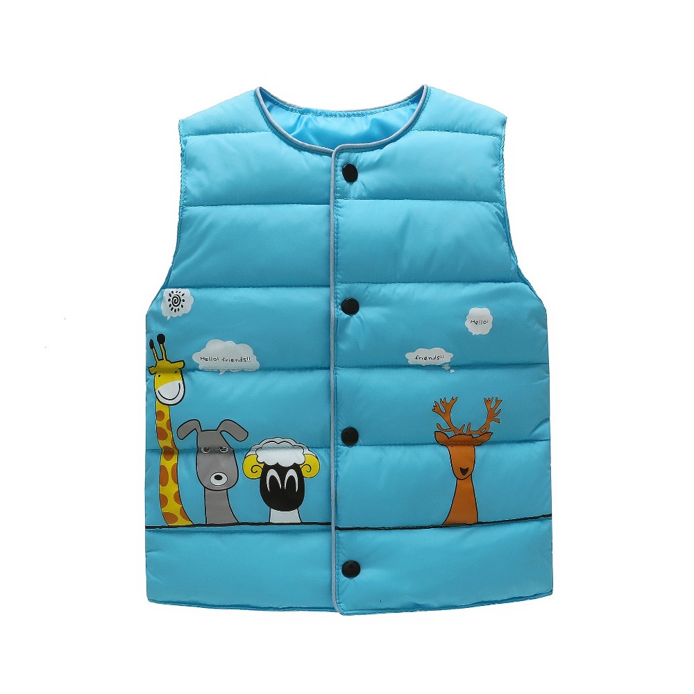 Kids Vest Warm Sleeveless Clothes Kids Vest Warm Sleeveless Clothes