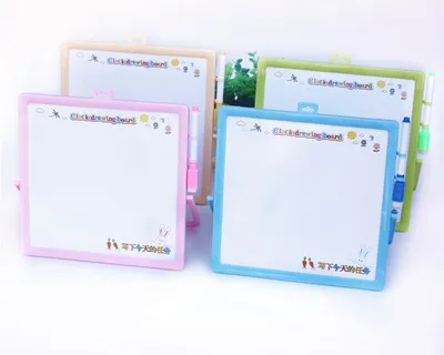 Kid's Whiteboard with Learning Clock