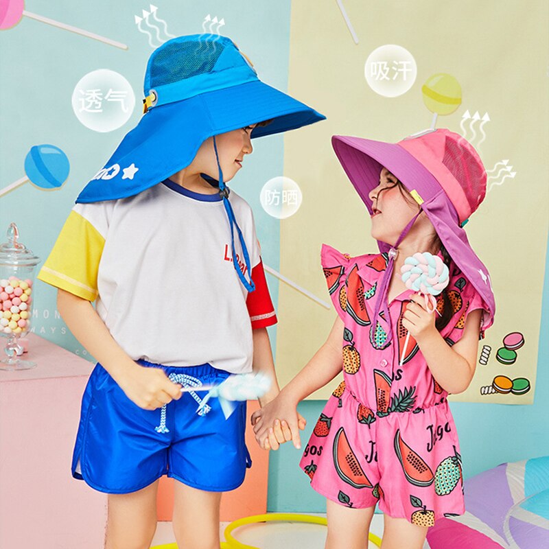 Kids Wide Brim Hat Summer Casual Hat Kids Wide Brim Hat Summer Casual Hat