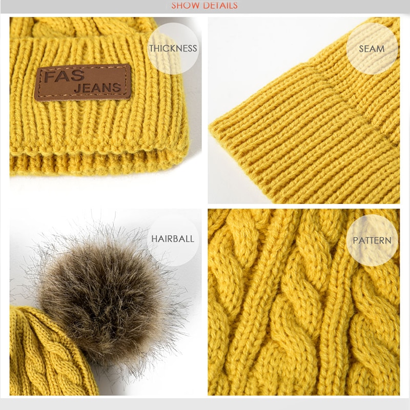 Kids Winter Cap Knitted Beanie Hat Kids Winter Cap Knitted Beanie Hat
