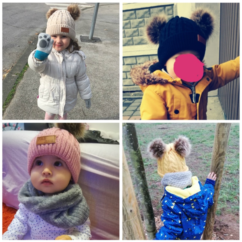 Kids Winter Cap Knitted Beanie Hat Kids Winter Cap Knitted Beanie Hat