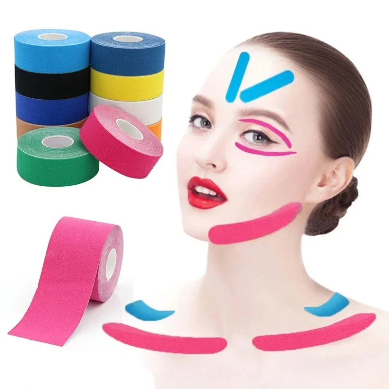 Kinesiology Tape for Face V Line Neck Eyes Lifting Tape Wrinkle Remover Sticker Facial Skin Care Tool Bandagem Elastica