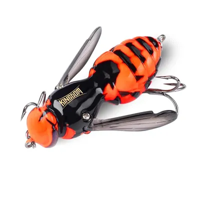 Kingdom Bait Artificial Fishing Lure 4.2g 40mm 6.6g 48mm Floating Insect Bionic Swimbaits Hard Baits For Bass Carp Pike Kingdom Bait Artificial Fishing Lure 4.2g 40mm 6.6g 48mm Floating Insect Bionic Swimbaits Hard Baits For Bass Carp Pike