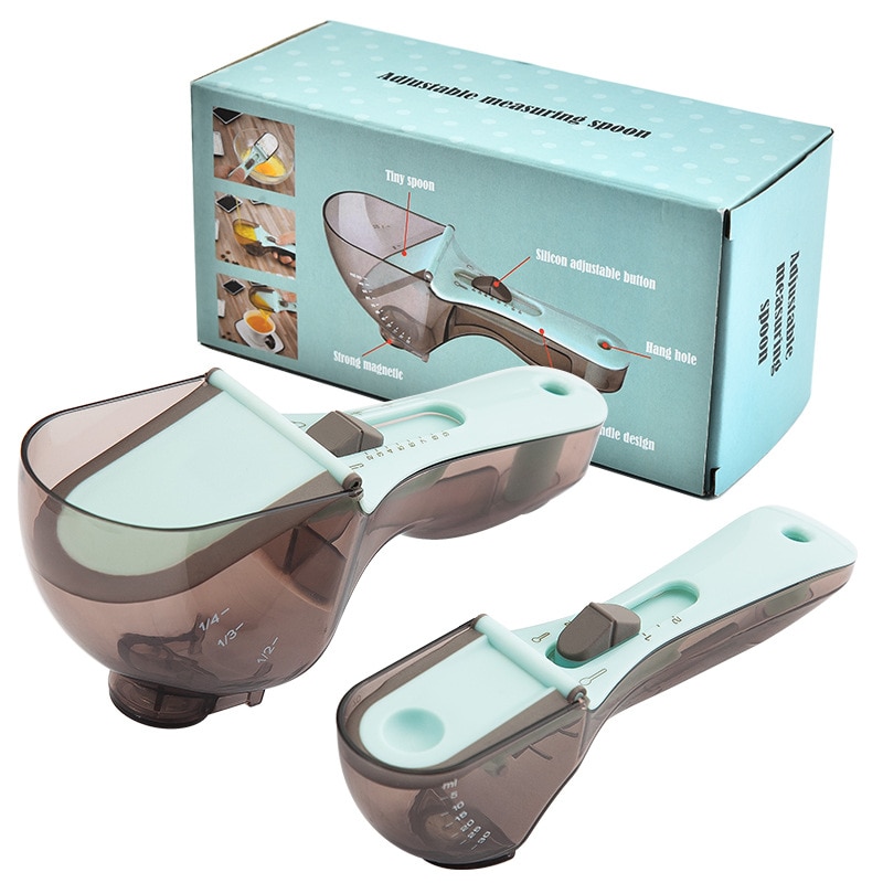 Kitchen Adjustable Measuring Spoons (2pcs)