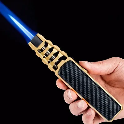 Kitchen BBQ Cigar Big Jet Flame Fire Torch Outdoor Powerful Flame Camping Gun Lighter Mans Tools Without Butane Gas Kitchen BBQ Cigar Big Jet Flame Fire Torch Outdoor Powerful Flame Camping Gun Lighter Mans Tools Without Butane Gas