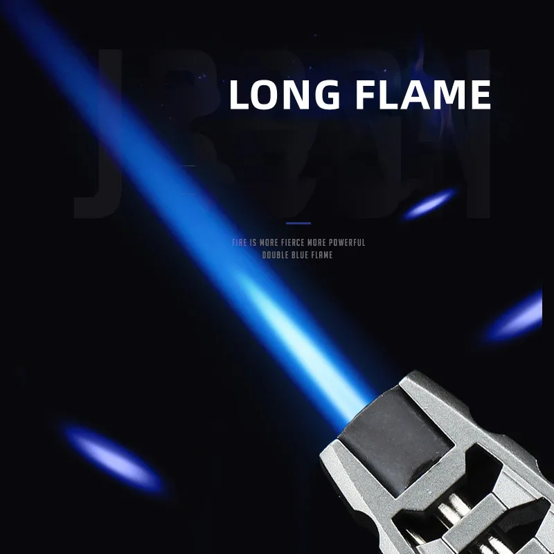 Kitchen BBQ Cigar Big Jet Flame Fire Torch Outdoor Powerful Flame Camping Gun Lighter Mans Tools Without Butane Gas Kitchen BBQ Cigar Big Jet Flame Fire Torch Outdoor Powerful Flame Camping Gun Lighter Mans Tools Without Butane Gas
