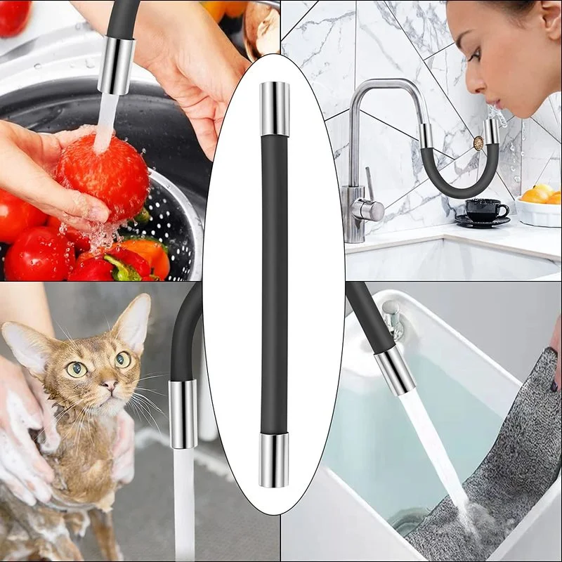Kitchen Faucet Extension Hose Bathroom 360° Rotation Bending Faucet Extender Wash Basin Water Saving Tap Filter Kitchen Faucet Extension Hose Bathroom 360° Rotation Bending Faucet Extender Wash Basin Water Saving Tap Filter
