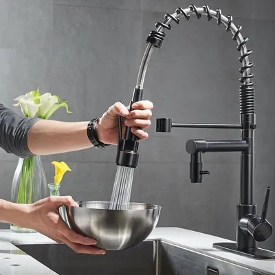 Kitchen Faucet with Sprayer Swivel Type Kitchen Faucet with Sprayer Swivel Type