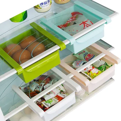 Kitchen Fridge Storage Rack