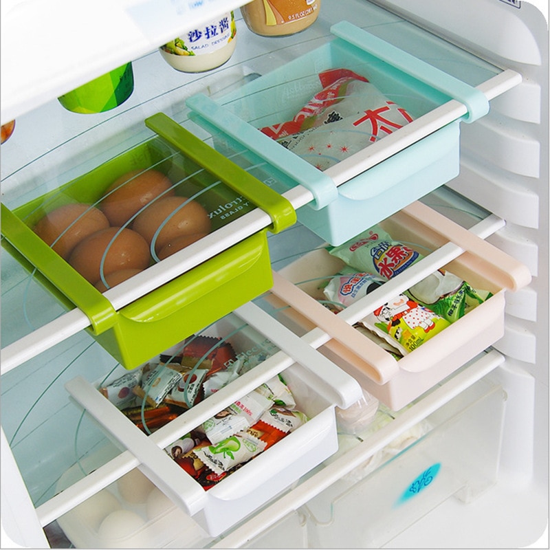 Kitchen Fridge Storage Rack