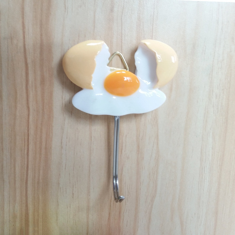 Kitchen Hooks Egg Shape Resin Decor Kitchen Hooks Egg Shape Resin Decor
